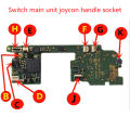 Joystick Slider Rail Battery Connector Socket SL SR L ZR ZL NFC Flex Cable Port Compatible Ninten Switch Joy-Con Console Screen. 