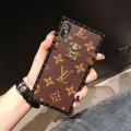 LV iPhone X and XS Case Stylish Square Design Shockproof Back Cover. 