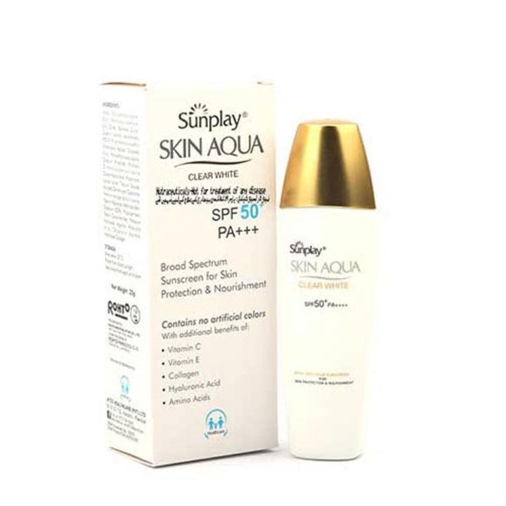 Sunplay Skin Aqua Clear White SPF 50 Sun Block 25g in pakistan
