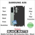 Samsung A56 5G full Back 360 Protection skin wrap / protection sheet with camera and 4 sides protection top quality. 