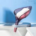Leaf Shape Self Draining Leafology Decorative Soap Holder Self Adhesive Soap Dish Soap Case Drainage Soap Base for Shower Bathroom Kitchen Plastic Self Draining Soap Saver for Bathroom, Bar Soap Tray Kitchen Sponge Holder. 