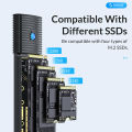 SpeedX Orico (Case) M2 NVMe Hard Drive Enclosure - Pwm2-G2 Type C Case for M2. 