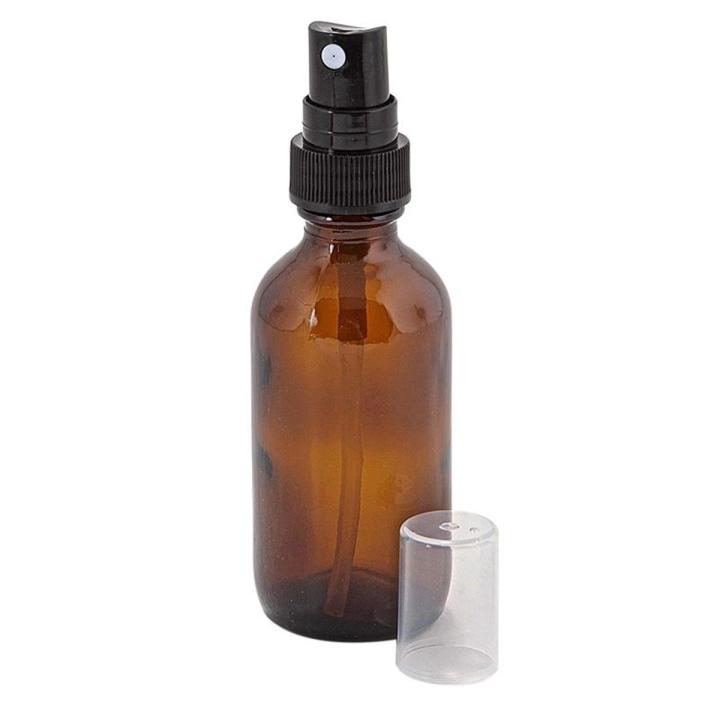 100ML Amber Gl Spray Bottle with Black ATOSER Sprays,Refillable Container for  / Aromatrapy Use
