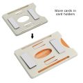 Card Holder Auto Windshield Glass Tag Transparent Durable ID IC Card Document Holder Card Sleeve Car Organization Accessories. 