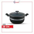 KLASSIC Casserole / Cooking Pot 28Cm with Glass Lid Non Stick. 