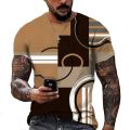 Vintage Tops Summer Men T-Shirt Tee Tribal Print O Neck Holiday Harajuku Shirt Short Sleeve Casual Male Funny Clothing Camiseta. 