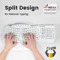 Perixx Periboard-612 Wireless Ergonomic USB Split Keyboard, US English Layout UK IMPORT. 