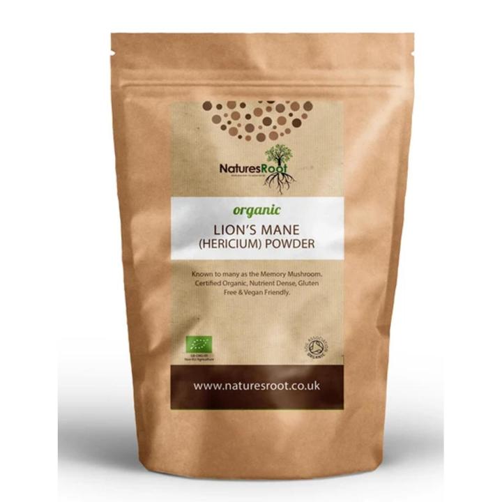 ORGANIC LIONS MANE (HERICIUM) MUSHROOM POWDER 60G