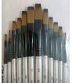 Flat Painting Flat brushes set of 12. 