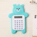 Bear calculator fashion creative girl heart cute cartoon candy color mini compact and convenient computer portable stationery handheld calculator primary school student special counter. 