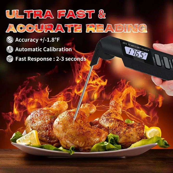 M%C3%A0x%C3%BBn%C3%AE%20Meat%20Thermometer,%20Digital%20Instant%20Read%20Meat%20Thermometer%20for%20Cooking%20and%20Grill,%20Waterproof%20Kitchen%20Thermometer%20with%20Backlight,%20Fast%20Cooking%20Thermometer%20for%20Grilling%20BBQ%20with%20Oven%20Thermometer%20-%20Image%202
