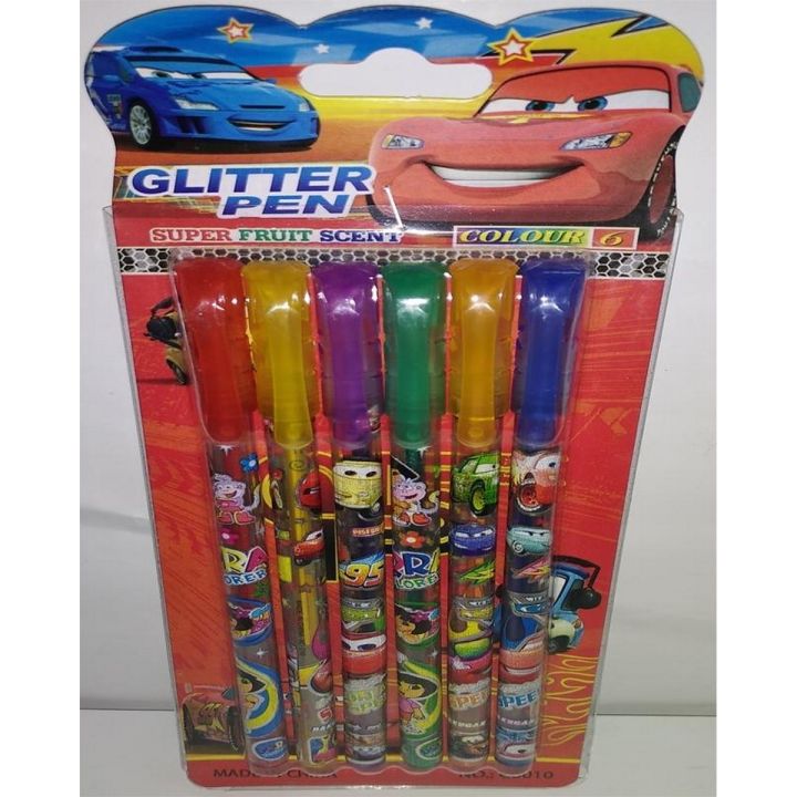 Imported Glitter Pen (6 Pcs)
