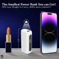 Mini 4,000 mAh QC PD Fast Charging Power Bank. 