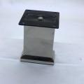 Table counter leg silver 3 inch. 