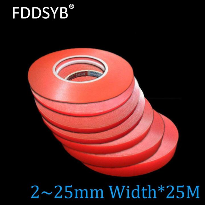 Strong (0.2mm Thick), 1mm-20MM *25M Choose Acrylic Adhesive Double Sided Tape for iphone Battery Phone Display Lens LCD Screen