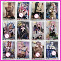 Cartas colecionáveis de anime para meninos, História da Deusa, Rare REC Refraction Foil, Alice, Erza, Kanroji, Mitsuri, Elysia, Presentes de aniversário, Brinquedos. 