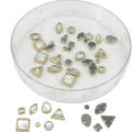 Pack of 1 Real Kundan Beads DIY Sewing Jewelry Decoration, DIY,  60 Pcs Total (20 Pcs Each). 