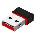 2.4G USB Wifi Adapter 150Mbps for Laptop PC Windows 7/10/xp/ Vista/2000 Mini 802.11n/g/b Wireless Network Adapter. 