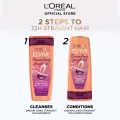 L'Oreal Paris Elvive Dream Long Straight 72Hrs Straightening Keratin Shampoo - 175ml For Long, Damaged Hair. 
