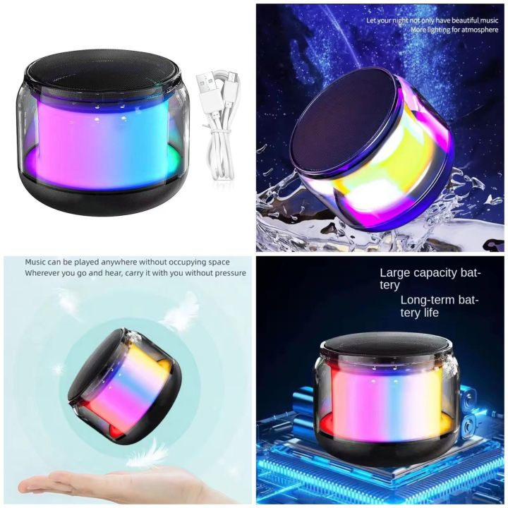 Mini Portable Bluetooth Speaker Wireless LED TWS Subwoofer | Daraz.pk