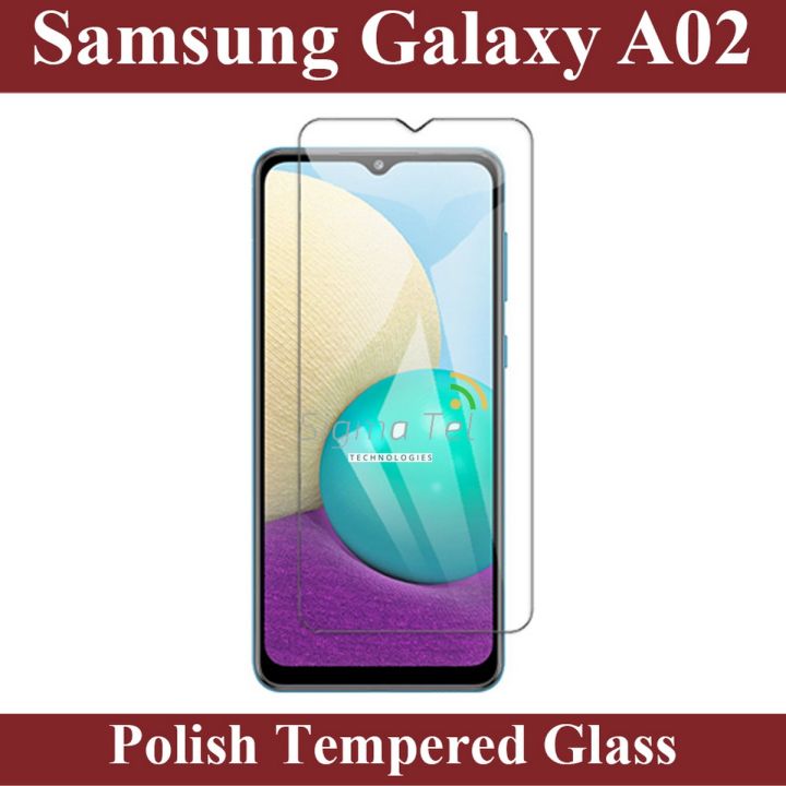 Samsung Galaxy A02 Tempered Glass Screen Protector Premium High Quality Polish Glass For Samsung Galaxy A02