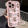 Trend Brand Cute Pop Mart Labubu Case For Redmi 9 12 10C 13C 12C 9T A1 9A 10A 9C NFC A2 Redmi Note 12 10s 11s 10 11 9 8 Pro Max Poco M3 C55 X5 Mi 12 Lite Cartoon Checkerboard Cover. 