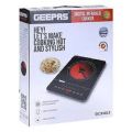 Geepas Digital Infrared Cooker 2200W - Electric Hot Plate, Built-In Ceramic Hob. 
