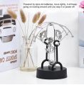 Showpiece, Home Decoration Piece, Home Decor Figures, AUGEN Toys Newton's Cradle Steel Balance Ball, (Collision Balls/Pendulum Balls) Physics/Science Fun Toy Desk Home. 