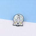 The Last of Us Part 2 Necklaces TLOU Joel Ellie Rocket Spaceship Firefly Logo Pendant Necklace for Women Men Badge Jewelry. 