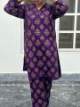 Leaf printed  stitched 2pc dress by Stylixh colletion for women and young girls. 