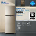 Haier 10 Cu Ft / E-Star Series / HRF-276 EBD ( Deepest Freeze + Direct Cool + 1 Hour Icing Technology + Metal Door ) Golden Colour / Refrigerator / 10 Years Haier Warranty.. 