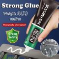 60g All-purpose No More Need Nail Glue  Multi-Purpose Nail-Free Glue  Quick-Drying Waterproof Invisible Strong Adhesive Sealant Glue  Kitchen Bathroom Hanging Rack Fixed Glue for Plastic Glass Metal Ceramic. 