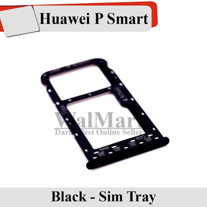 Huawei P Smart SIM Tray Sim Jacket Sim Slot Sim Door For Huawei P Smart - Black