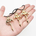 Luocha Necklace Game Honkai Star Rail Luo Cha Metal Necklace Pendant Halloween Cosplay Props Accessories Gifts. 