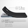 Xiaomi Redmi Note 9 Pro Matte Black Flexible TPU Case - Shockproof, Slim Soft Cover. 