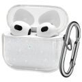 Bling Glitter Soft TPU Earphone Case with Keychain for Airpods Pro 2 2022 2nd Generation Air Pods 3 1 3rd Gen Cover Accessories Outlier Aeuinv. 