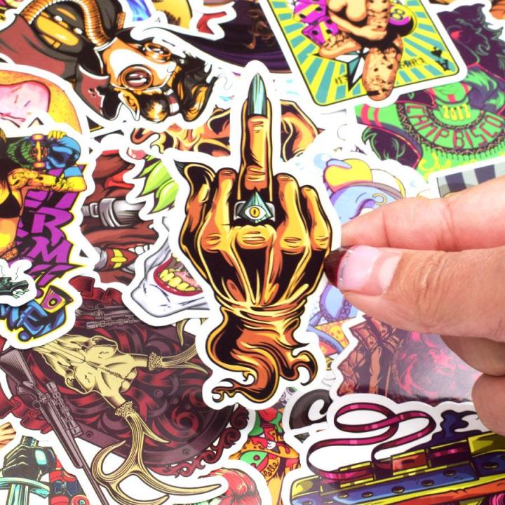10%20Pcs/Pack%20Horror%20Series%20Rock%20Punk%20Graffiti%20Sexy%20Waterproof%20Stickers%20for%20Guitar,Laptop,Skateboard,Phone,Car,Bike%20-%20Image%205