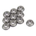 10 Pcs F688ZZ Flanged Radial Ball Bearings Metal Steel Double Shielded Flange Ball Bearing, 8 x 16 x 5mm for Motor. 