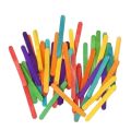 Pack of 150 Multi Color Small Ice Cream Sticks Wooden Popsicle Sticks for DIY Craft Creative Designs. 