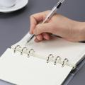 PP A5 A6 A7 Spiral Notebook Cover Transparent Matte Binder Cover for Diary Planner Paper Students Book Notebooks Cover 45sheets. 