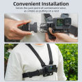 AKE - BSDDP Chest Mount Head Mount Chest Belt Head Strap Mount Action camera mount for GoPro Hero 13 12 11 10 9 Insta360 DJI Osmo Action Camera Accessories without Mobile holder. 