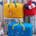 Blue Dinosaur Travel Bag Large Capacity Zipper Closure Cartoon Print Perfect for Kids and Adults on-the-go!. 