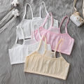 Girls underwear vest development period primary school students 9-12-15 years old girl cotton big children's bra sling tube top. 