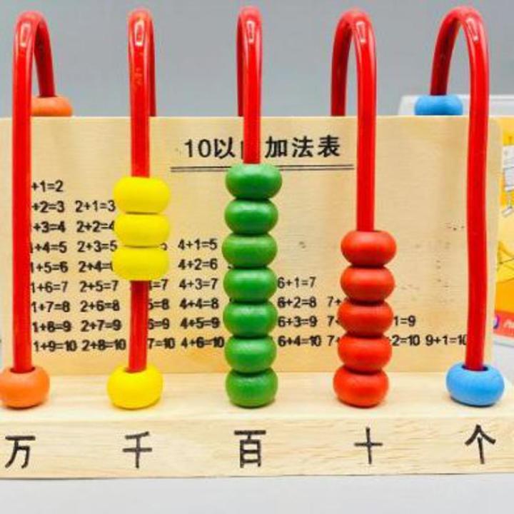 Creativity Math Counting Beads Wooden Abacus Toy