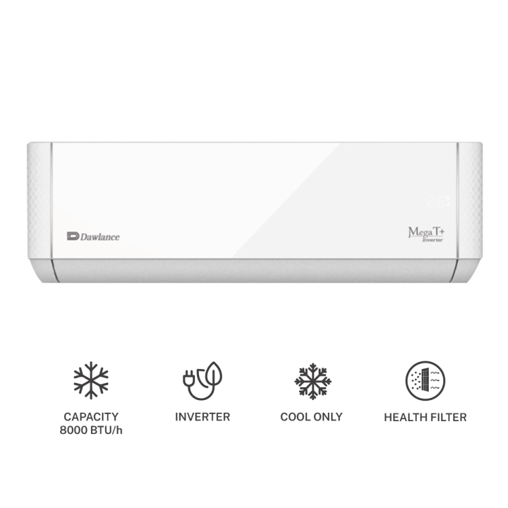 Dawlance Air Conditioner Mega T+ 10 DC Inverter 0.75 Ton / Split AC / Cool Only / 8000 BTU