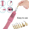 Hotfix Rhinestone Applicator with 7 Tips, Fast Heated Hot Fix Rhinestone Applicator Wand Setter Tool. 