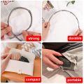 Matte Foldable Retractable Portable New Stylish Pocket Non Slip Hair Band| Thin Pocket Hair Bands Compact Portable No Slip Hair Fashion Comb Headband with Teeth Retractable Plastic Hair Accessories For Women| Random Colors. 
