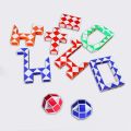 24 Blocks Snake Magic Twist |Jigsaw Puzzle Speed Magic Ruler Snake Toys Children Educational Toys Christmas Gifts. 