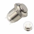 High Round 250V Waterproof Push Button Switch Metal Momentary 12mm. 