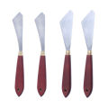 2024 4Pcs/Set Stainless Steel Oil Painting Knives Artist Crafts Spatula Palette Knife Oil Painting Mixing Knife Scraper Art Tools Myhappinessisyou. 